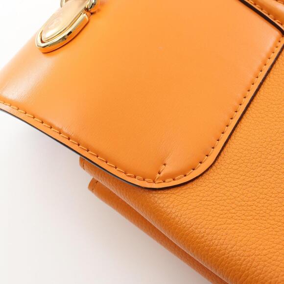 LOUIS VUITTON Rose des Vents PM Handbag Leather Calfskin Women's Orange M53818 - Picture 9 of 10